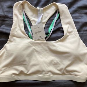 Fabletics White Medium-Impact Sports Bra